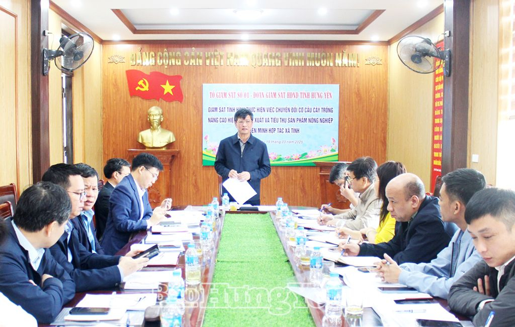  Tổ giám sát làm việc tại thị xã Mỹ Hào