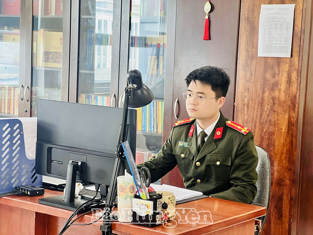 Thượng úy Nguyễn Hải Anh, Bí thư Chi đoàn phòng Tham mưu (Công an tỉnh)
