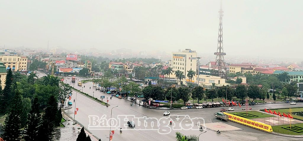 Diện mạo đô thị thành phố Hưng Yên ngày càng khang trang, hiện đại
