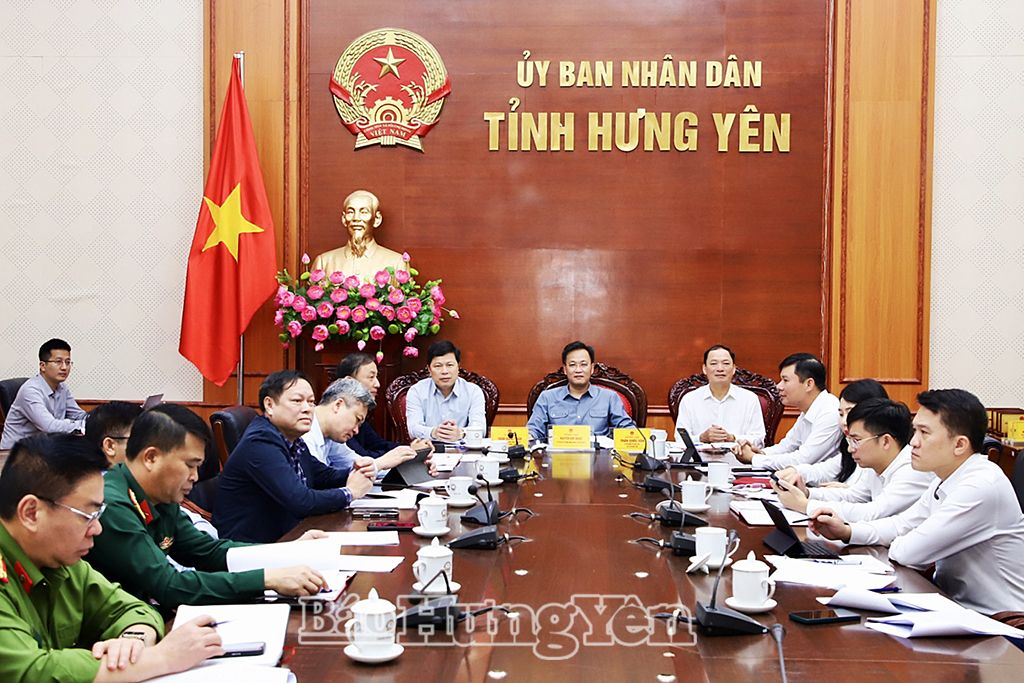  Các đại biểu dự hội nghị tại điểm cầu Hưng Yên  