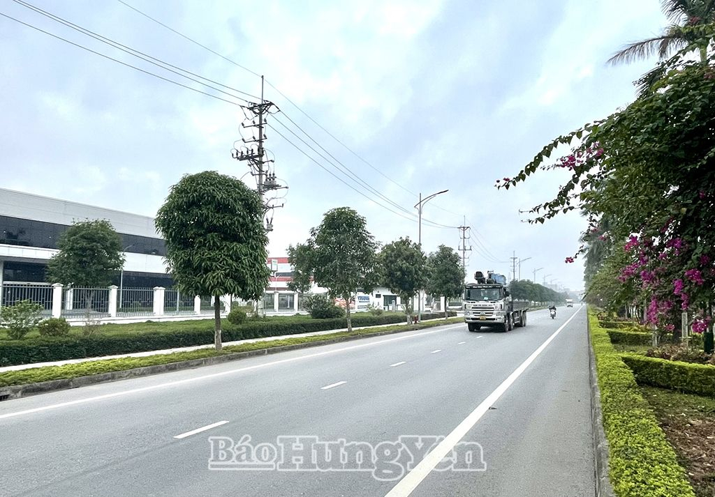 Hạ tầng dịch vụ Khu Công nghiệp Yên Mỹ được đầu tư đồng bộ, hiện đại