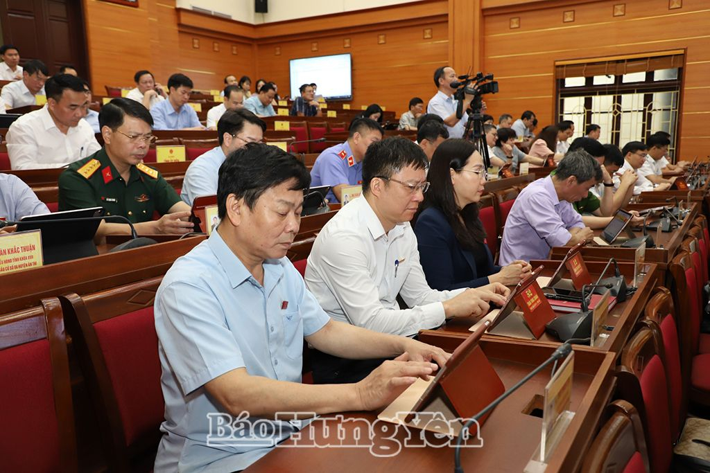 Các đại biểu thông qua nghị quyết kỳ họp