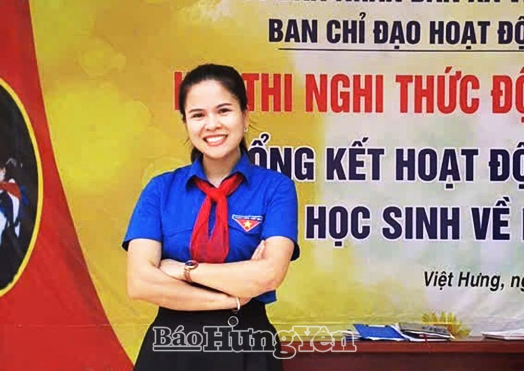 Chị Trương Thị Thúy, đoàn viên thanh niên xã Việt Hưng (Văn Lâm)