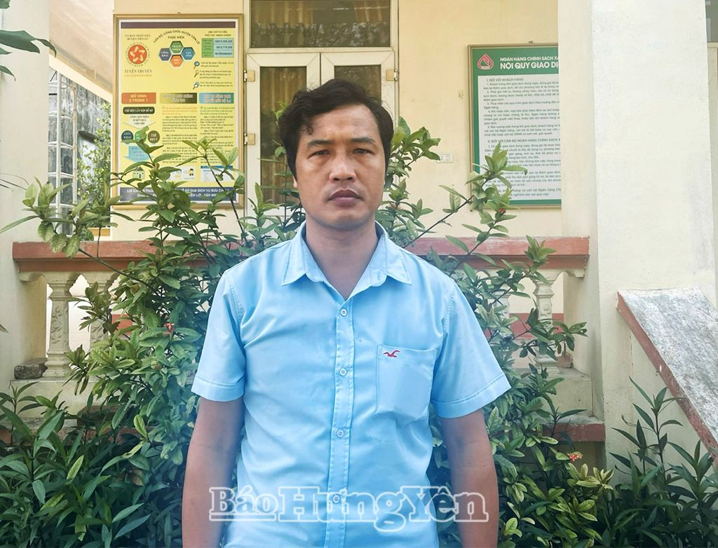 Ông Vũ Ngọc Hoàn, Bí thư Chi bộ, Trưởng thôn Triều Dương, xã Hải Thắng (Tiên Lữ)