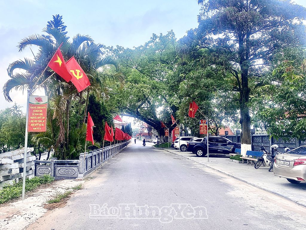 Khuôn viên khu di tích Cây Đa Sài Thị sau khi được cải tạo nâng cấp