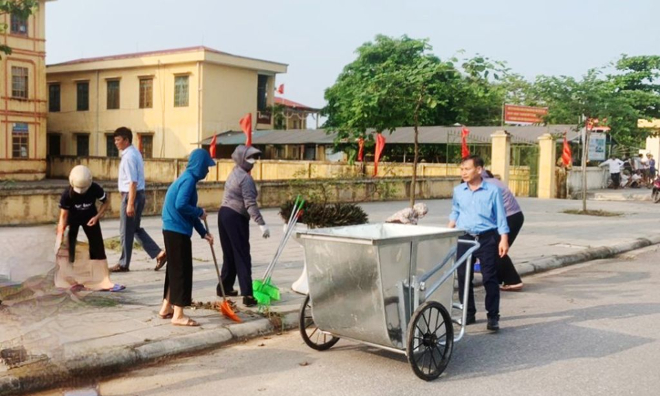 Thành phố Hưng Yên có 45 mô hình “Tổ dân phố không rác - thôn, làng không rác”