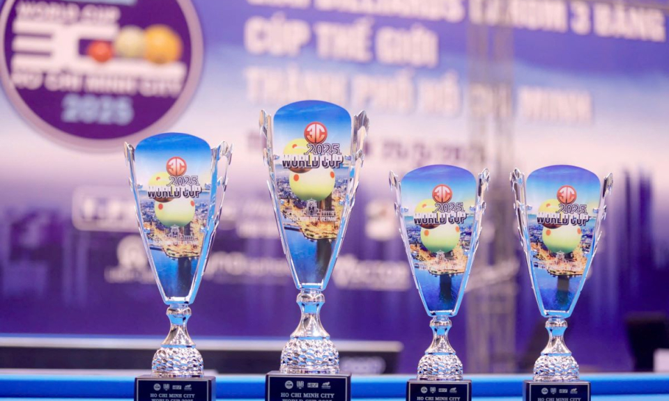 Khởi tranh World Cup Billiards carom 3 băng TPHCM năm 2025