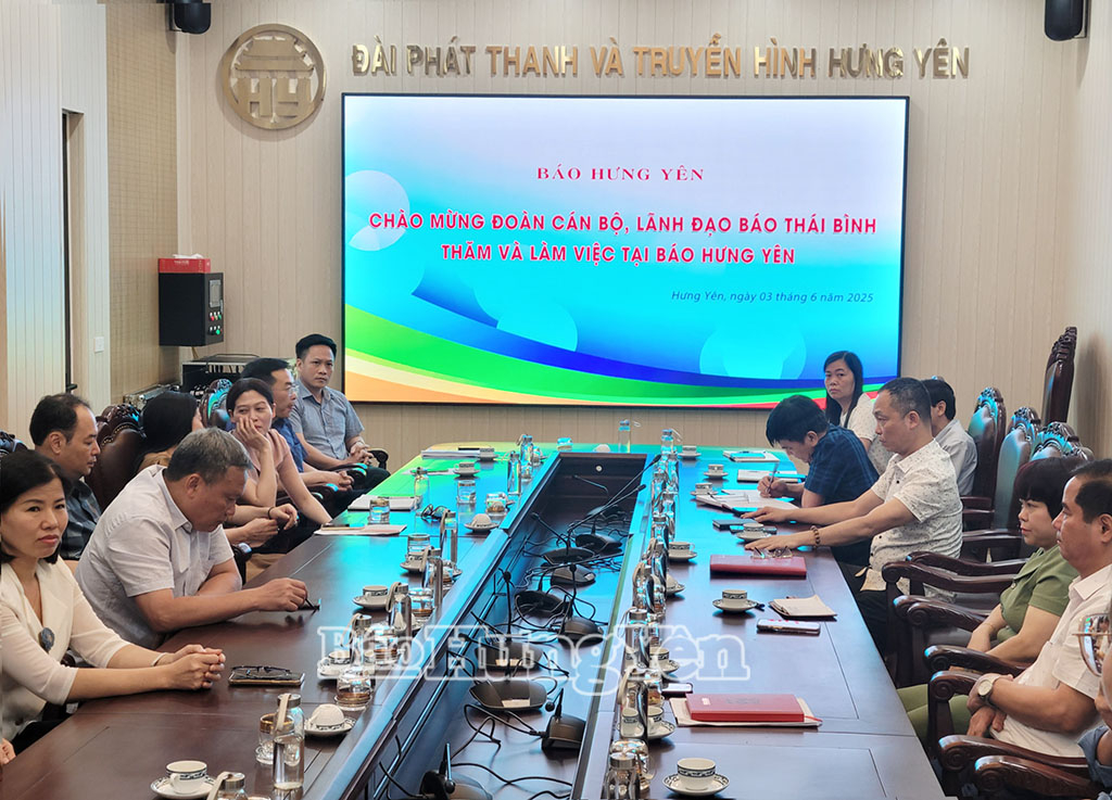 Các đại biểu dự buổi làm việc