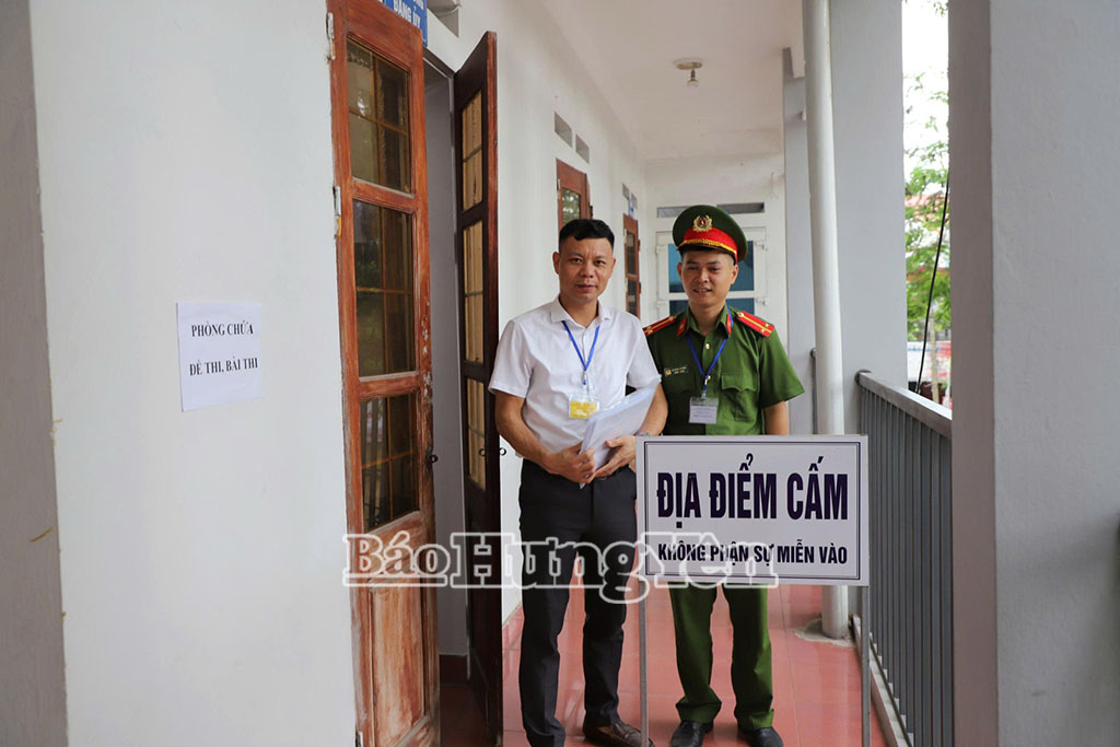 Phòng chứa đề thi được bảo vệ nghiêm ngặt