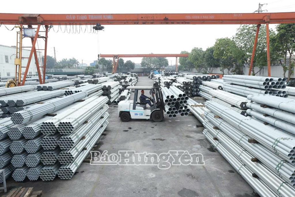 Sản xuất tại Công ty TNHH Thép Hoà Phát Hưng Yên (Yên Mỹ)