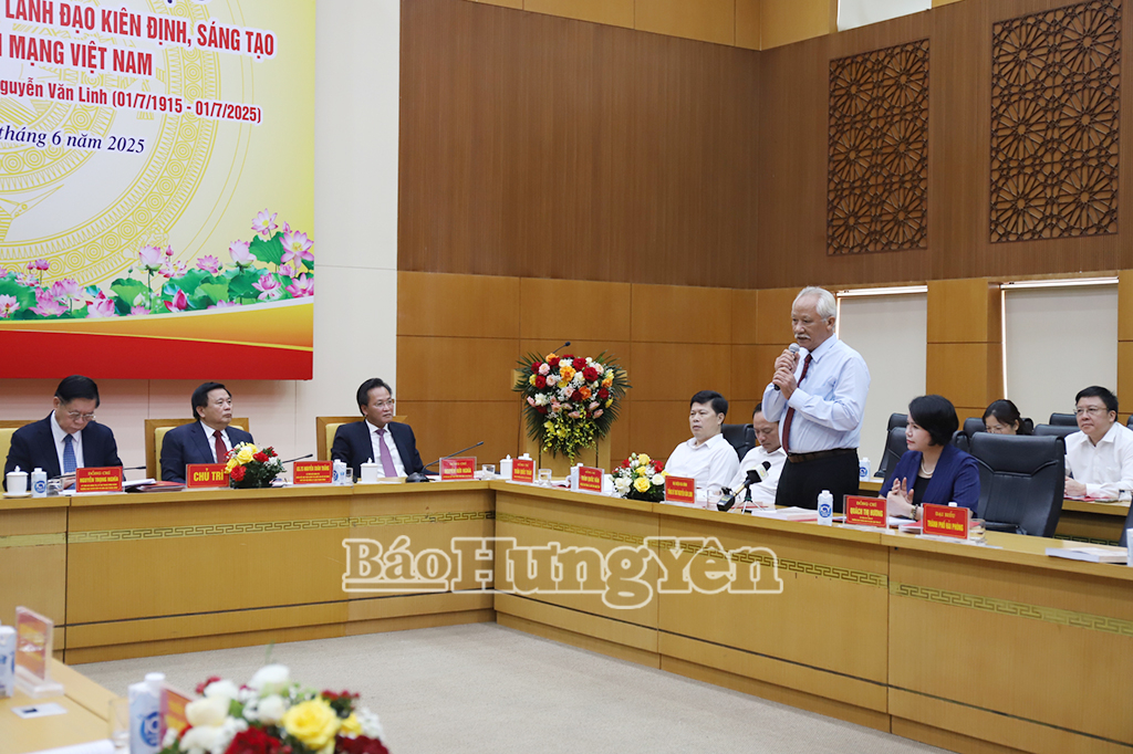 Người thân của Tổng Bí thư Nguyễn Văn Linh phát biểu tại hội thảo