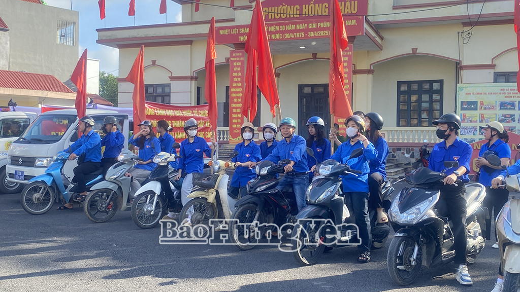 Lực lượng Công an và đoàn thanh niên ra quân tuyên truyền phòng chống ma tuý
