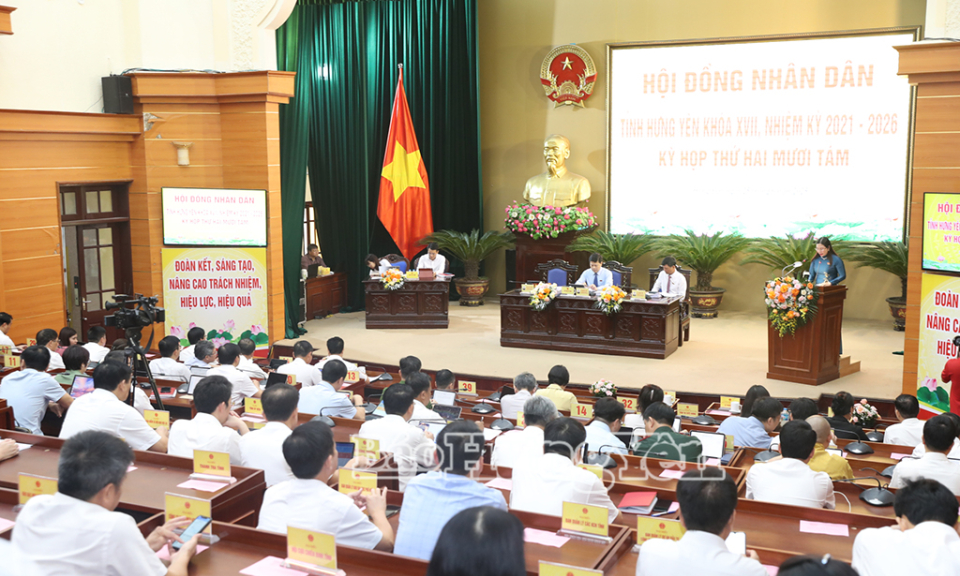 Kỳ họp thứ Hai tám HĐND tỉnh khóa XVII, nhiệm kỳ 2021-2026