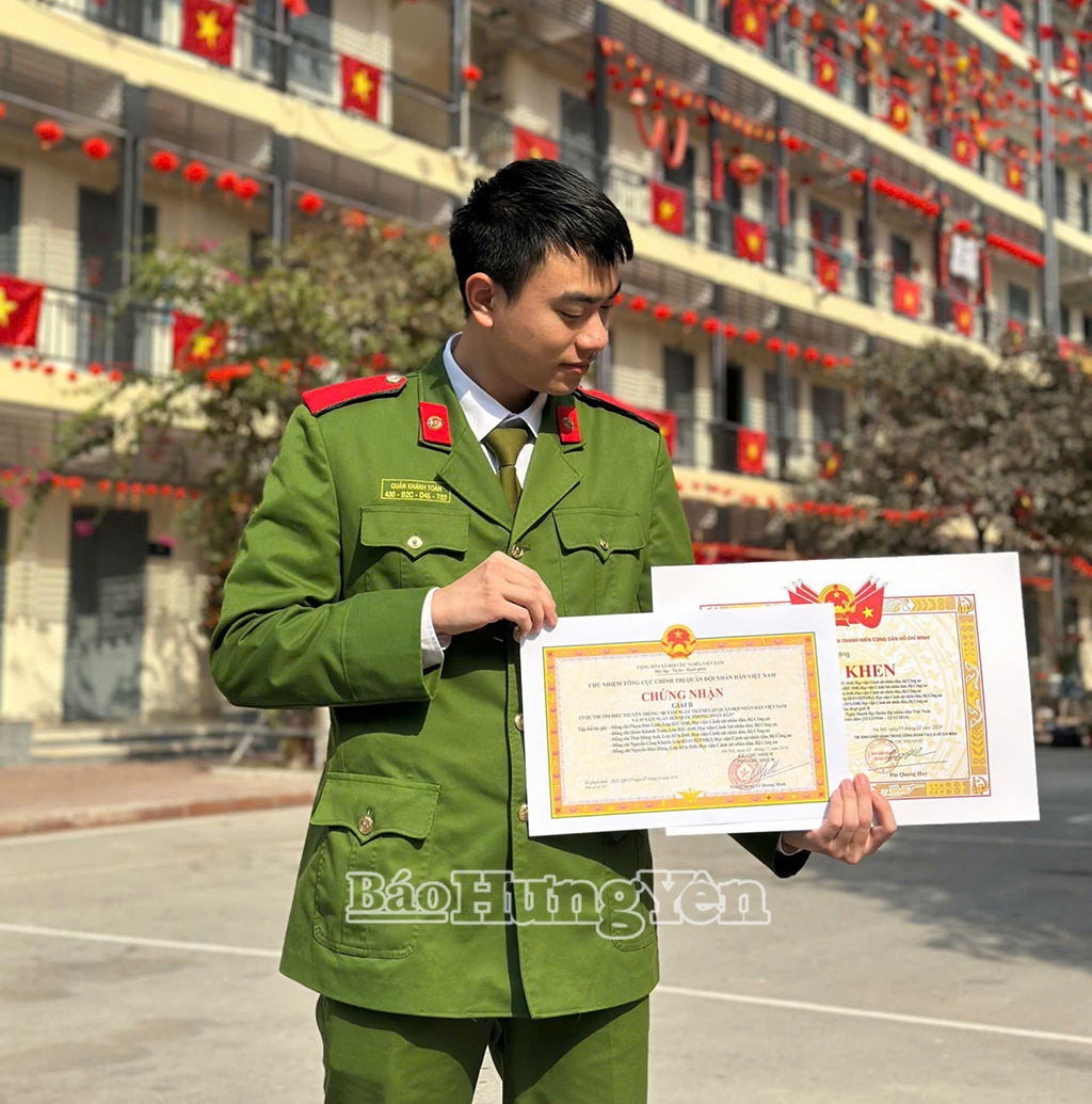 Quản Khánh Toàn - học viên Học viện Cảnh sát nhân dân