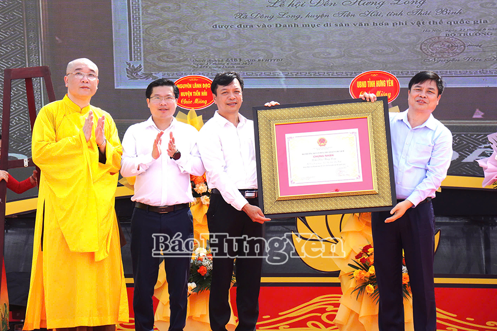 Lễ hội đền Hưng Long được công nhận di sản văn hóa phi vật thể quốc gia