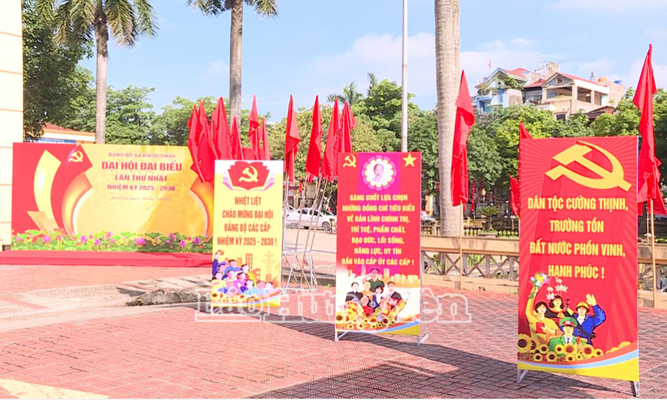 Đảng bộ xã Khoái Châu sẵn sàng cho Đại hội lần thứ nhất, nhiệm kỳ 2025 – 2030