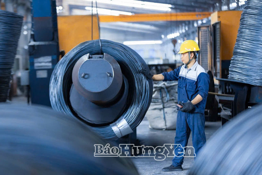 Tập đoàn Hòa Phát là một trong những doanh nghiệp đóng góp ngân sách nhà nước cao của tỉnh Hưng Yên đầu năm 2025.