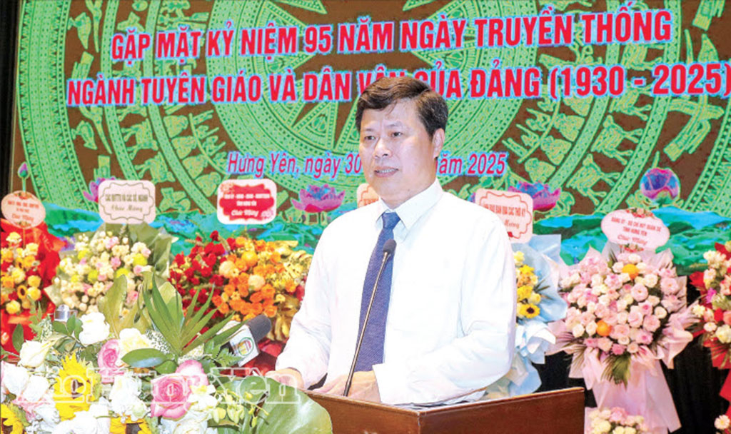 Đồng chí Trần Quốc Toản, Phó Bí thư Thường trực Tỉnh ủy, Bí thư Đảng ủy các cơ quan Đảng tỉnh.