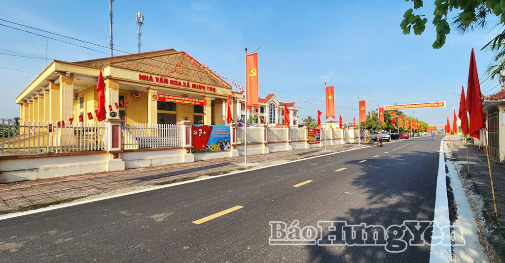 Diện mạo xã Minh Thọ.