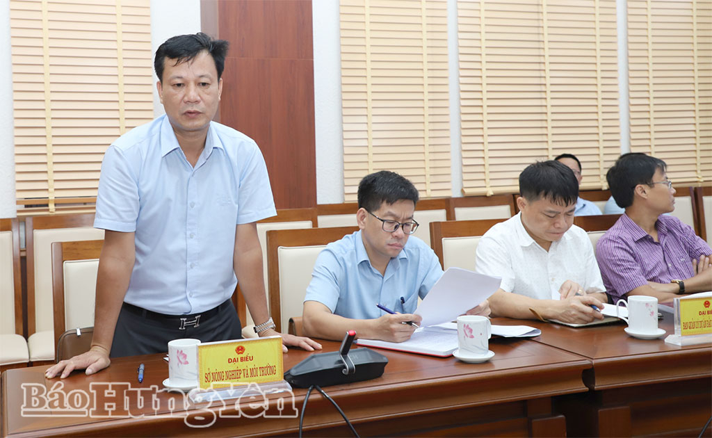 Lãnh đạo Sở VV88id hỗ trợ 24/7 và Môi trường phát biểu tại hội nghị.