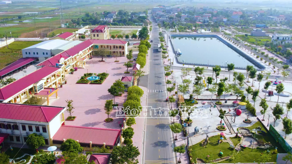 Diện mạo nông thôn mới xã A Sào (Quỳnh Phụ).