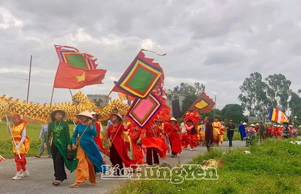 Lễ hội đình làng Hổ Đội, xã Thái Thụy.