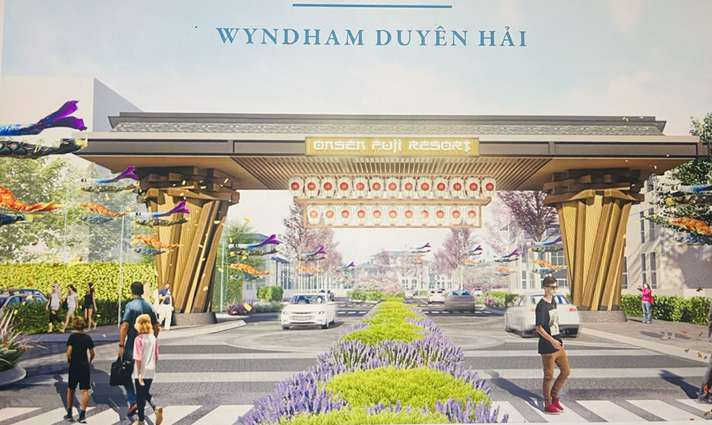 Quy hoạch Khu tổ hợp dịch vụ thương mại tổng hợp và nghỉ dưỡng khoáng nóng Wyndam Duyên Hải, xã Diên Hà.