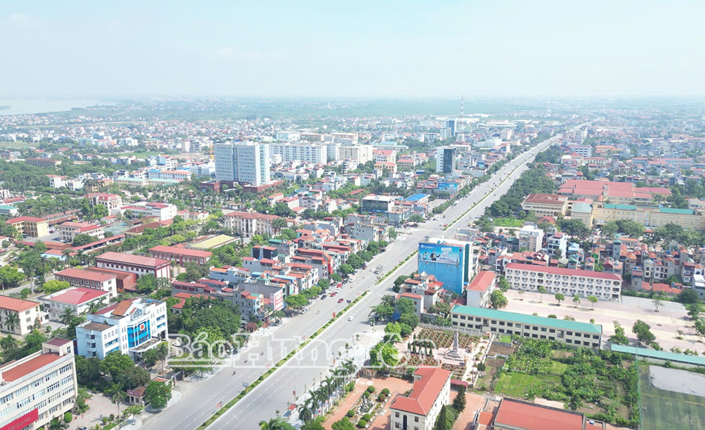 Diện mạo đô thị tỉnh Hưng Yên ngày càng khởi sắc.