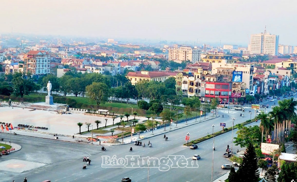 Một góc đô thị phường Phố Hiến.