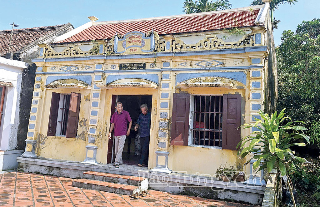 Từ đường họ Trần - nơi diễn ra Đại hội Đảng bộ tỉnh Thái Bình lần thứ nhất, tháng 12/1940.