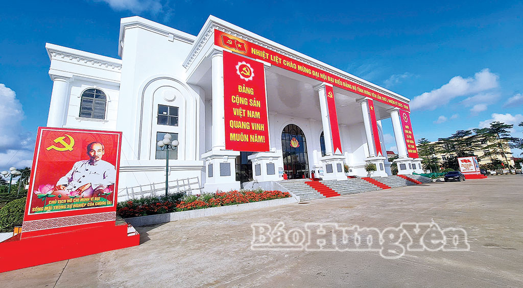 Nhà Văn hóa Lao động tỉnh - địa điểm tổ chức Đại hội đại biểu Đảng bộ tỉnh lần thứ I, nhiệm kỳ 2025 - 2030.  Ảnh: Khắc Duẩn