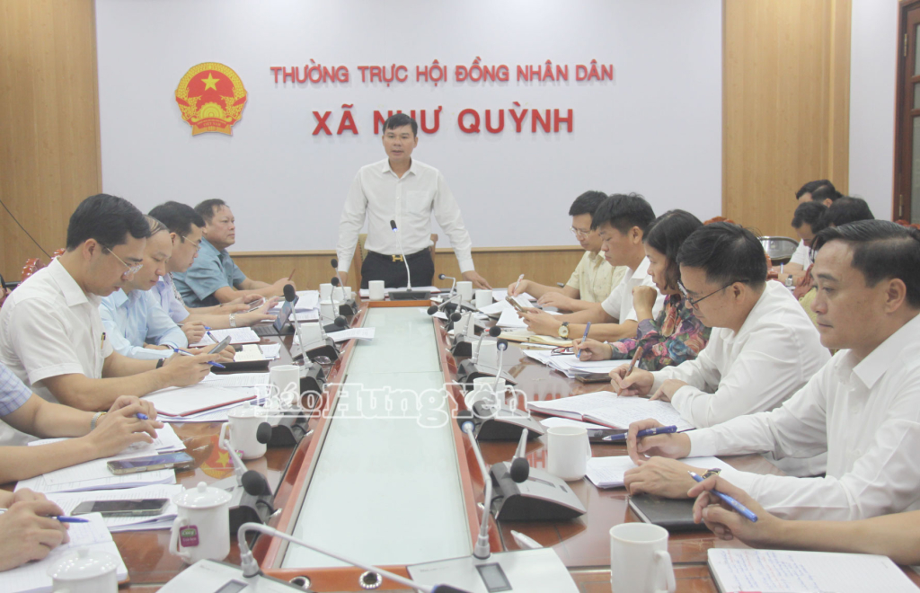 Đồng chí Nguyễn Lê Huy, Ủy viên Ban Thường vụ Tỉnh ủy, Phó Chủ tịch UBND tỉnh phát biểu kết luận buổi kiểm tra.