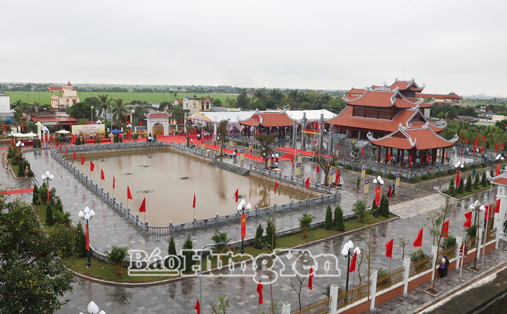 Đền thờ Bác Hồ ở xã Nam Cường.