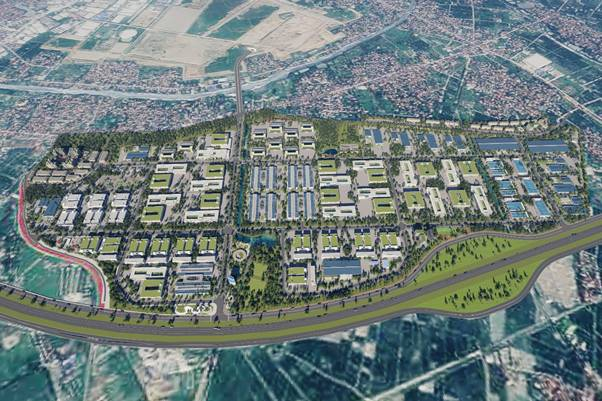 Phối cảnh KCN số 01.