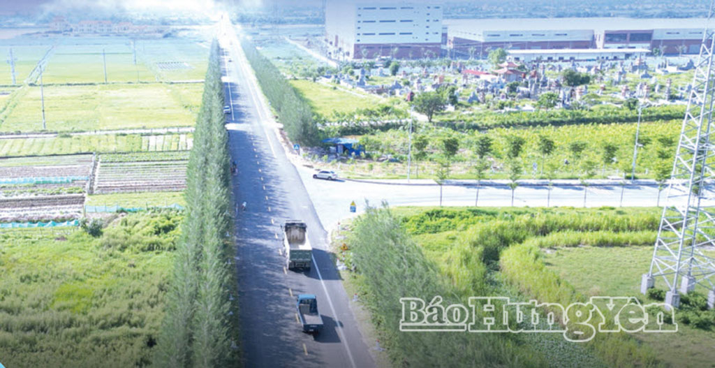 Tuyến đường bộ ven biển đoạn qua địa phận xã Thái Thụy.