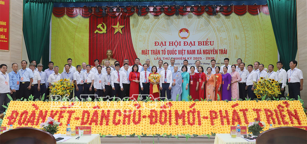 Ủy ban MTTQ Việt Nam xã Nguyễn Trãi khóa I, nhiệm kỳ 2025 - 2030 ra mắt Đại hội.