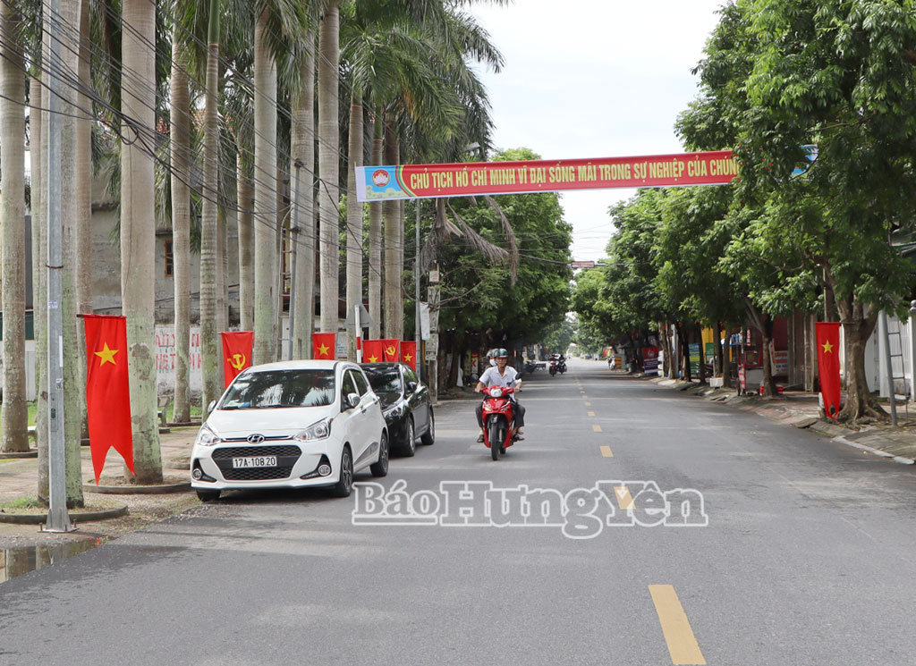 Trung tâm xã Bình Nguyên khang trang, sạch đẹp.