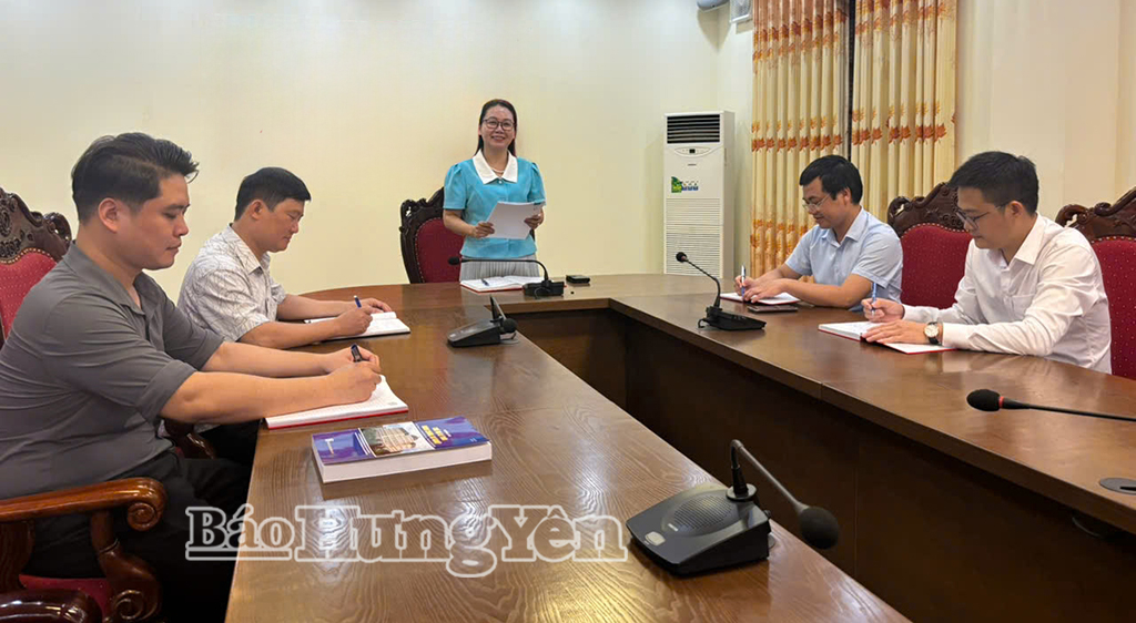 Phòng Tài chính Đảng (Văn phòng Tỉnh ủy Hưng Yên) triển khai nhiệm vụ chuyên môn.