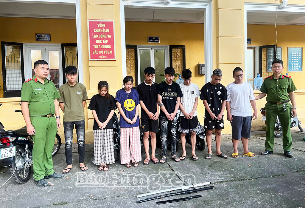 Các đối tượng trong vụ án giết người, gây rối trật tự công cộng xảy ra ngày 2/8/2025 tại phường Trà Lý.