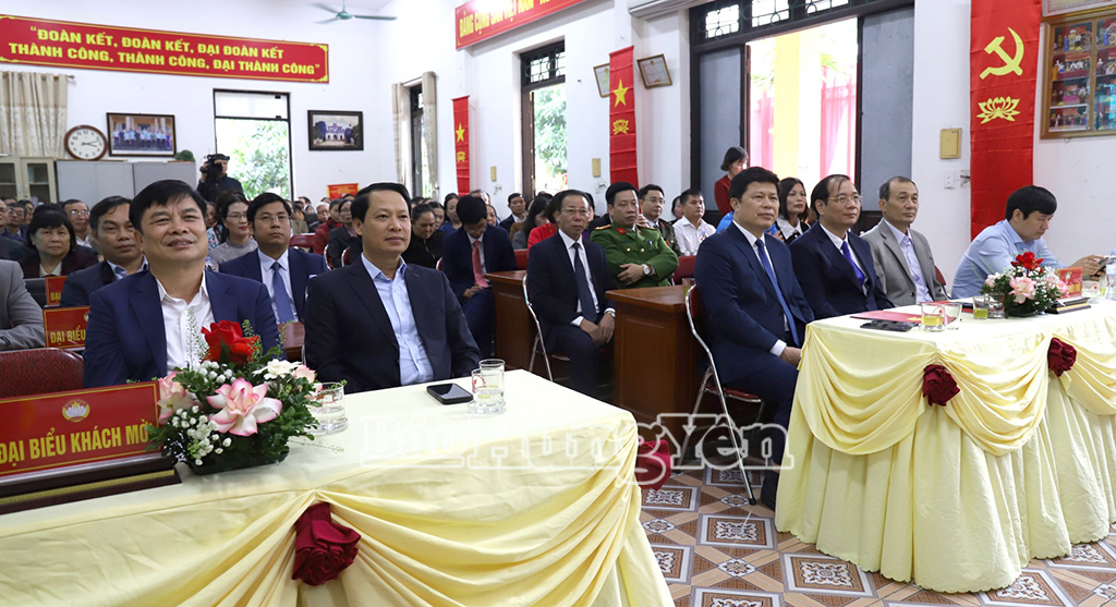 Các đại biểu dự Ngày hội ở khu dân cư An Thịnh.