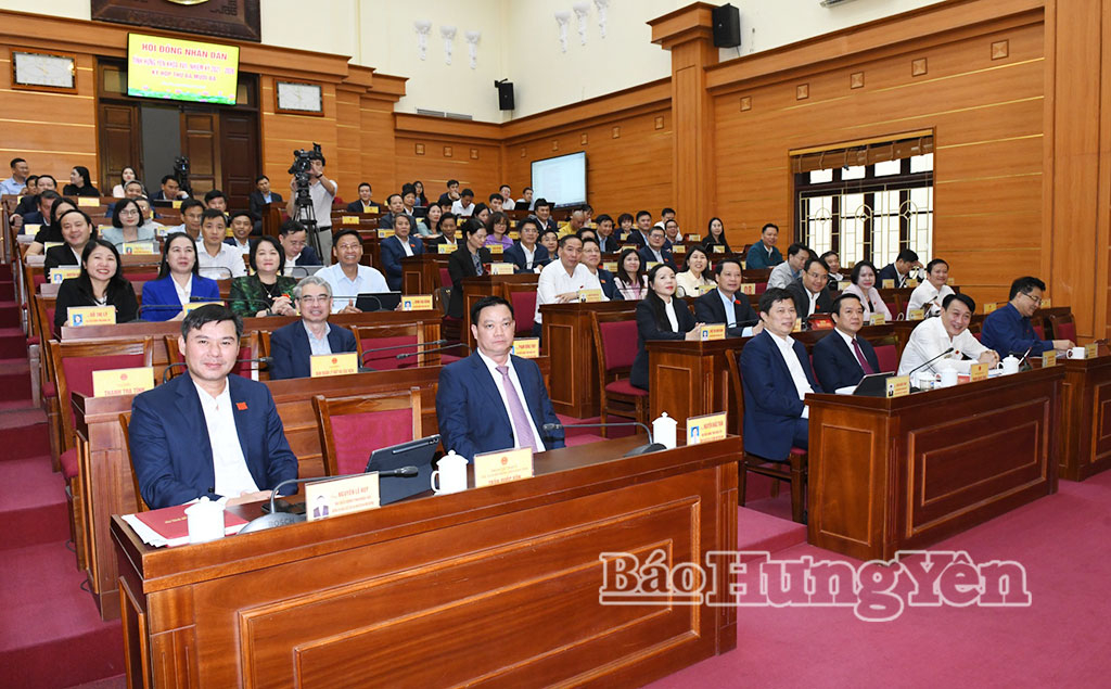 Các đại biểu dự kỳ họp. (Ảnh Lê Hiếu)