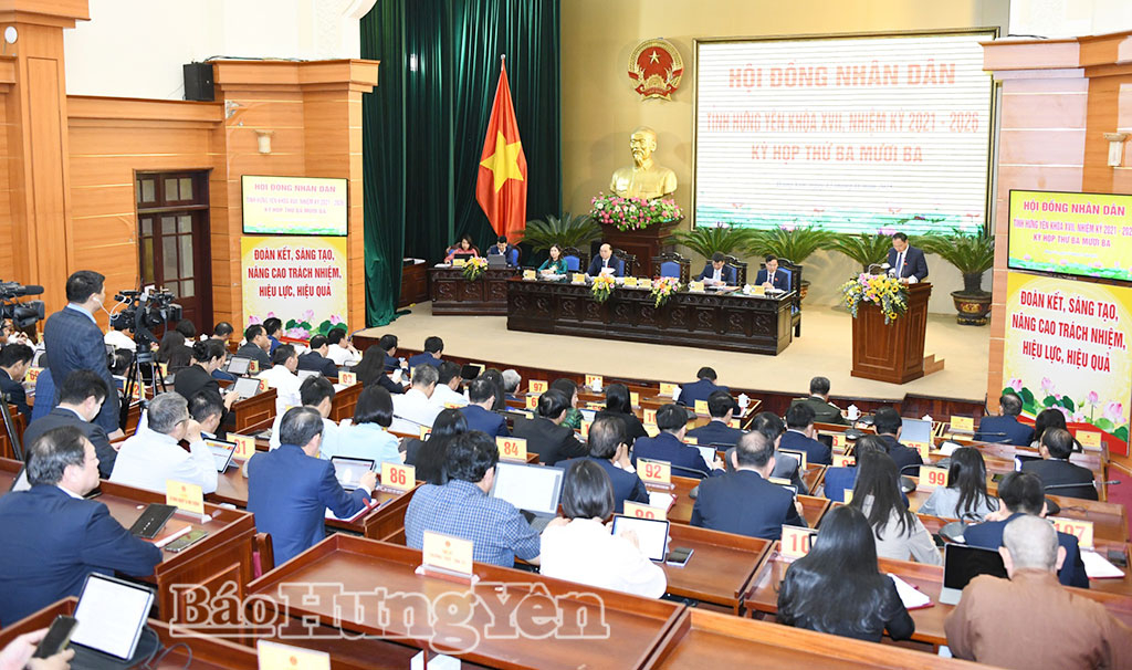 Toàn cảnh kỳ họp. (Ảnh Lê Hiếu)