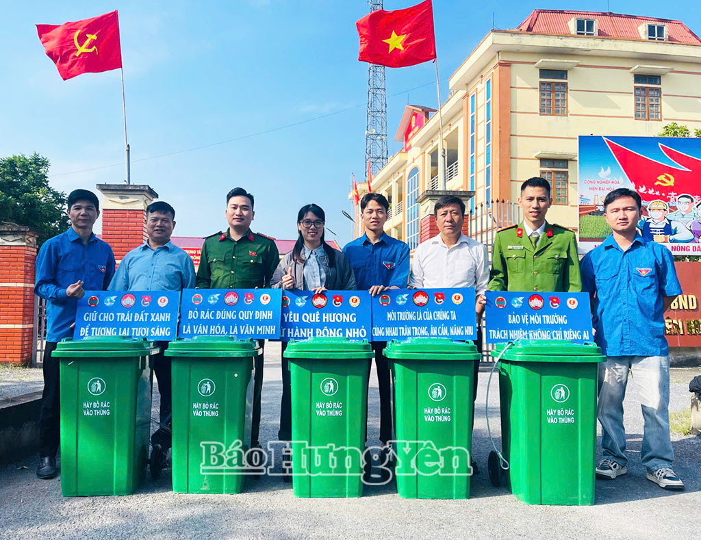 Thùng đựng rác sẽ được đặt tại các điểm công cộng, qua đó tuyên truyền nâng cao ý thức cho người dân bỏ rác đúng nơi quy định.