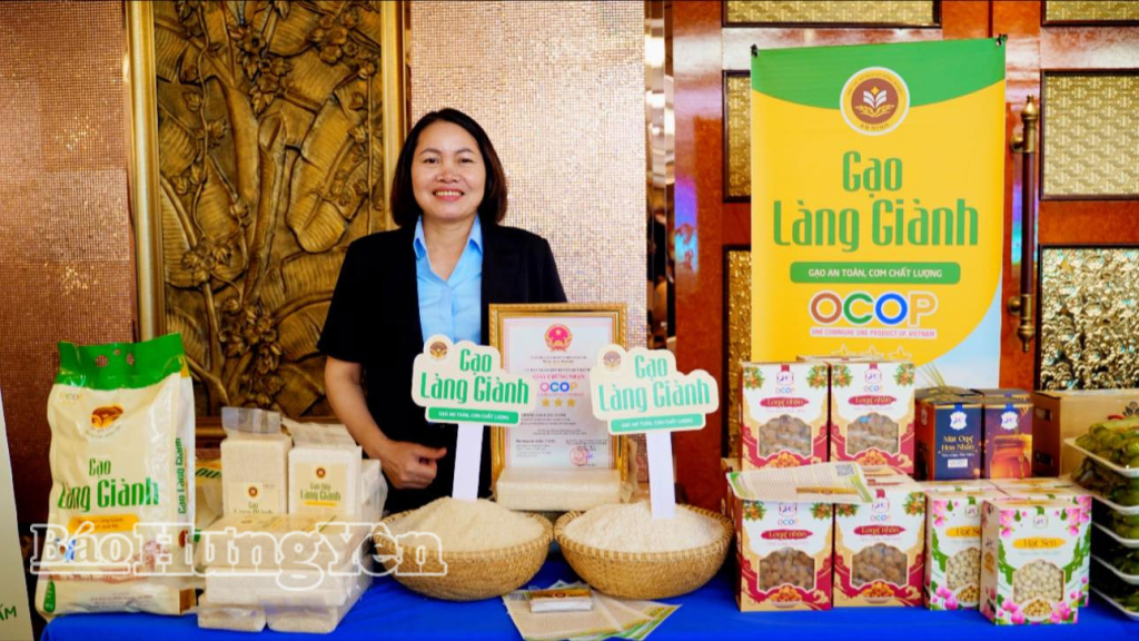 HTX DVNN An Ninh (xã Phụ Dực) xây dựng vùng liên kết sản xuất gạo chất lượng cao, thành công xây dựng thương hiệu Gạo làng Giành.