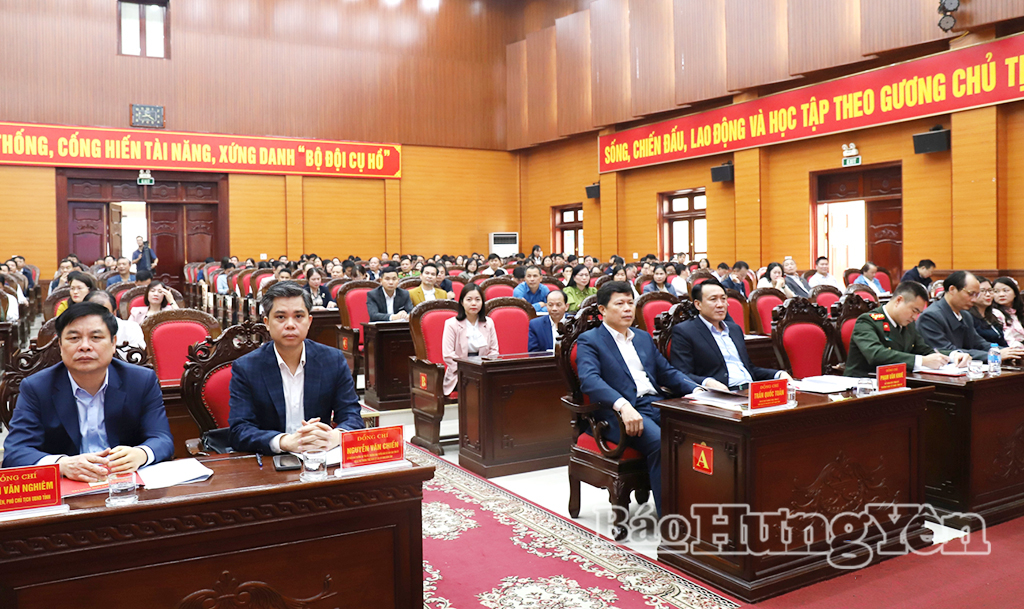 Quang cảnh hội nghị tổng kết công tác bảo vệ nền tảng tư tưởng của Đảng.