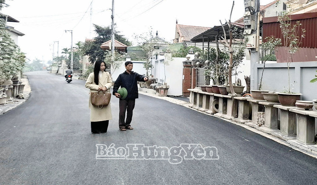 Tuyến đường giao thông được mở rộng nhờ sự đóng góp tích cực của giáo dân giáo xứ Đức Ninh. 