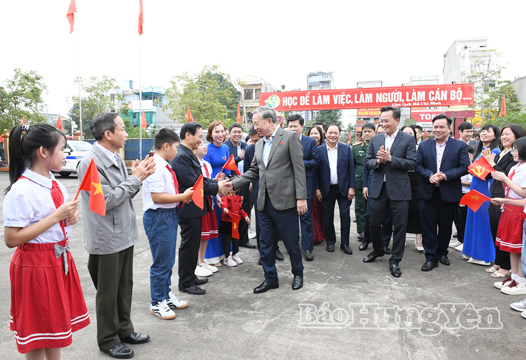 Tổng Bí thư Tô Lâm với các tầng lớp Nhân dân.