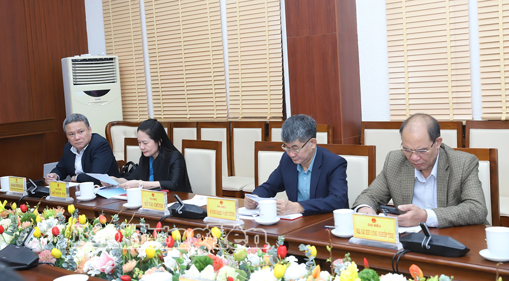 Các đại biểu dự hội nghị tại điểm cầu VV88id nổ hũ.