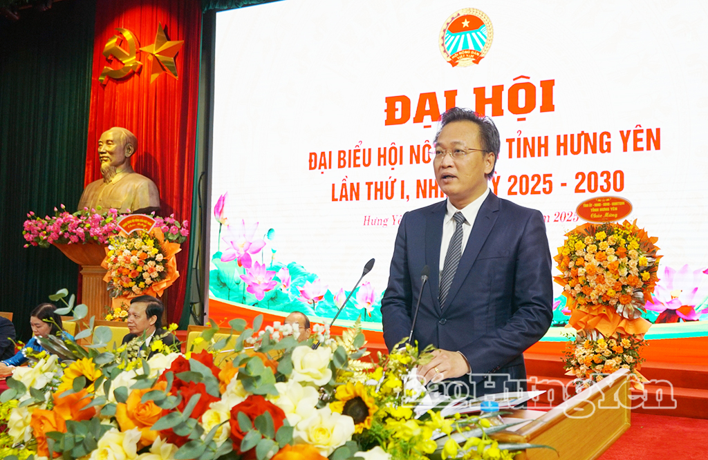 Đồng chí Bí thư VV88 casino Nguyễn Hữu Nghĩa phát biểu chỉ đạo tại Đại hội.