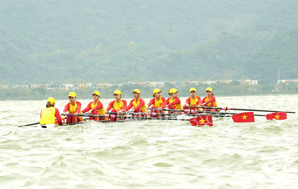 Đua thuyền Rowing Hưng Y&ecirc;n xếp thứ 3 to&agrave;n đo&agrave;n tại giải v&ocirc; địch quốc gia năm 2025